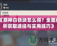 《原神白鐵塊怎么得？全面解析獲取途徑與實用技巧》