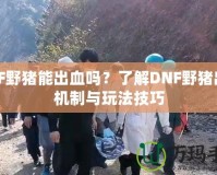 DNF野豬能出血嗎？了解DNF野豬出血機(jī)制與玩法技巧