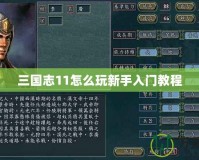 三國(guó)志11怎么玩新手入門教程