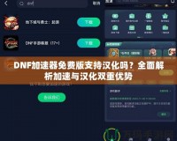 DNF加速器免費版支持漢化嗎？全面解析加速與漢化雙重優(yōu)勢