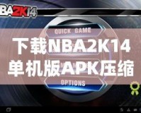 下載NBA2K14單機(jī)版APK壓縮包，暢享極致籃球體驗！