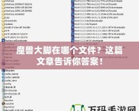 魔獸大腳在哪個(gè)文件？這篇文章告訴你答案！