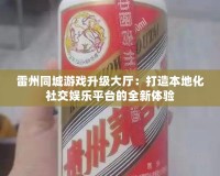 雷州同城游戲升級大廳：打造本地化社交娛樂平臺的全新體驗(yàn)