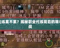 魔獸代練累不累？揭秘職業(yè)代練背后的艱辛與挑戰(zhàn)