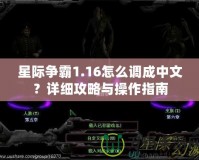 星際爭霸1.16怎么調(diào)成中文？詳細攻略與操作指南