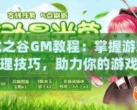 龍之谷GM教程：掌握游戲管理技巧，助力你的游戲世界繁榮