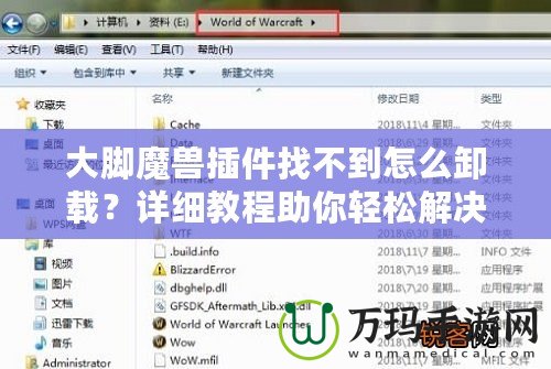 大腳魔獸插件找不到怎么卸載？詳細(xì)教程助你輕松解決！