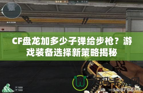 CF盤龍加多少子彈給步槍？游戲裝備選擇新策略揭秘