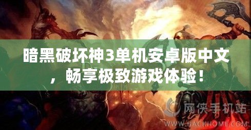 暗黑破壞神3單機安卓版中文，暢享極致游戲體驗！