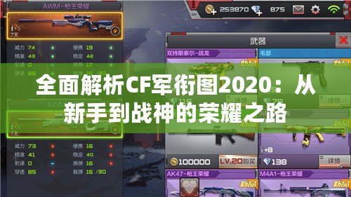 全面解析CF軍銜圖2020：從新手到戰(zhàn)神的榮耀之路