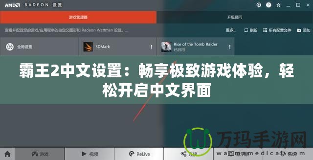 霸王2中文設(shè)置：暢享極致游戲體驗(yàn)，輕松開啟中文界面