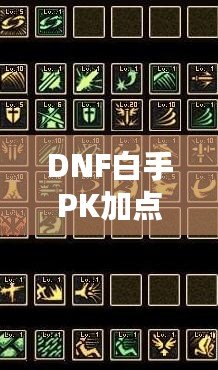 DNF白手PK加點攻略，玩轉(zhuǎn)高端戰(zhàn)斗，快速提高戰(zhàn)力！