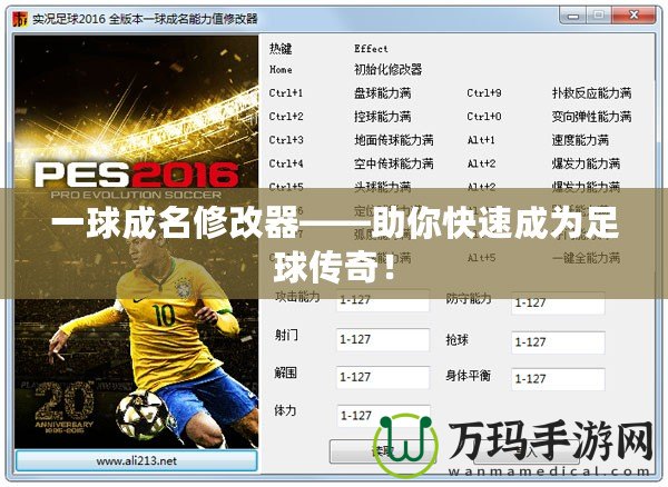 一球成名修改器——助你快速成為足球傳奇！
