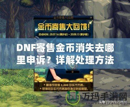 DNF寄售金幣消失去哪里申訴？詳解處理方法與注意事項(xiàng)