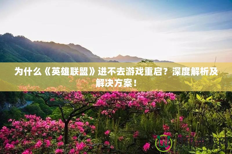 為什么《英雄聯(lián)盟》進(jìn)不去游戲重啟？深度解析及解決方案！