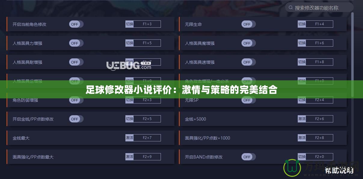 足球修改器小說評價：激情與策略的完美結(jié)合