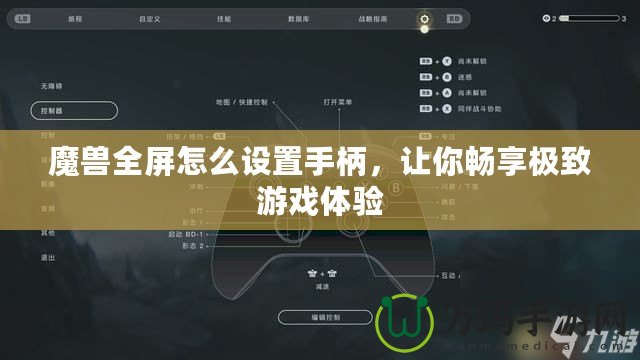 魔獸全屏怎么設(shè)置手柄，讓你暢享極致游戲體驗(yàn)