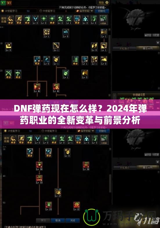 DNF彈藥現(xiàn)在怎么樣？2024年彈藥職業(yè)的全新變革與前景分析