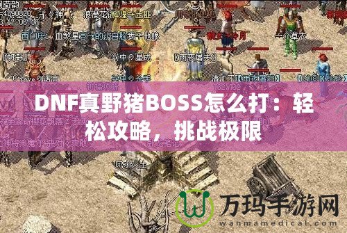 DNF真野豬BOSS怎么打：輕松攻略，挑戰(zhàn)極限