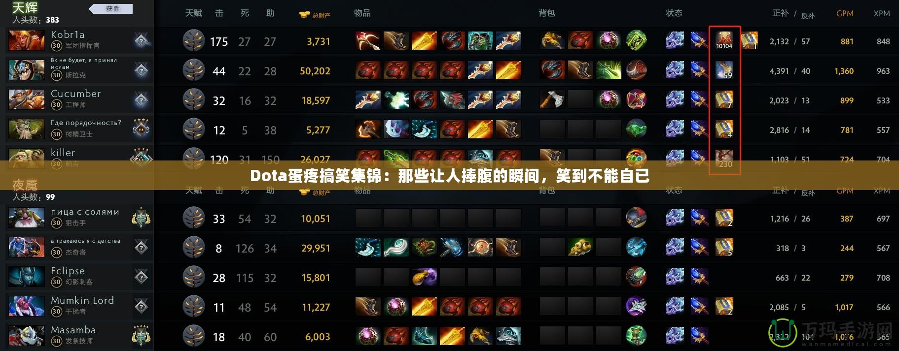 Dota蛋疼搞笑集錦：那些讓人捧腹的瞬間，笑到不能自已