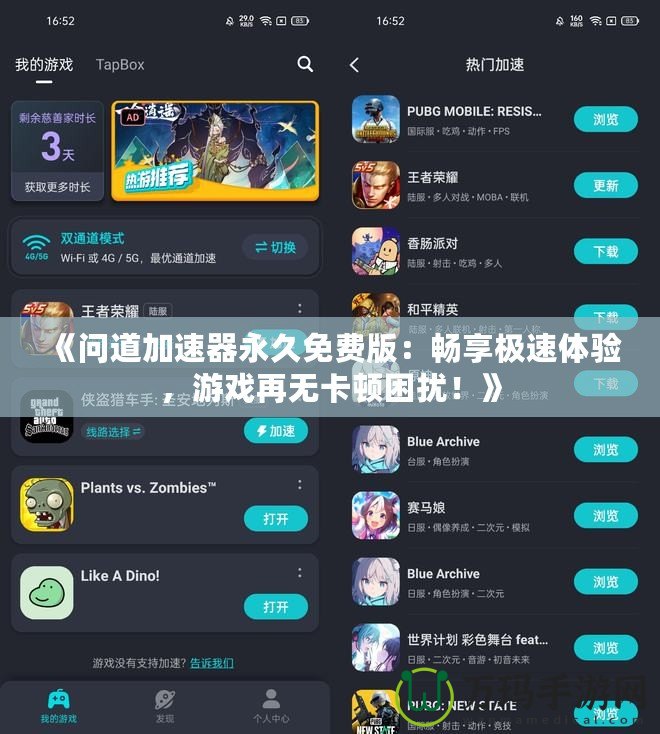 《問道加速器永久免費(fèi)版：暢享極速體驗(yàn)，游戲再無(wú)卡頓困擾！》