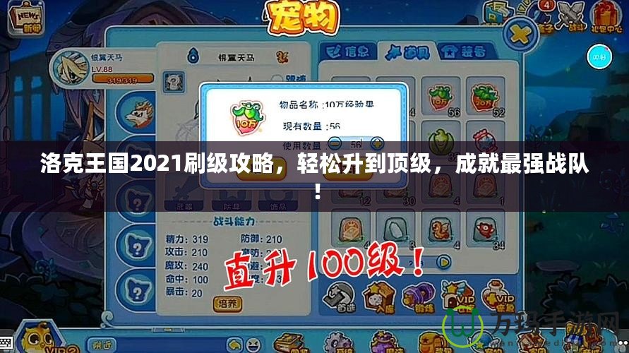 洛克王國2021刷級攻略，輕松升到頂級，成就最強戰(zhàn)隊！