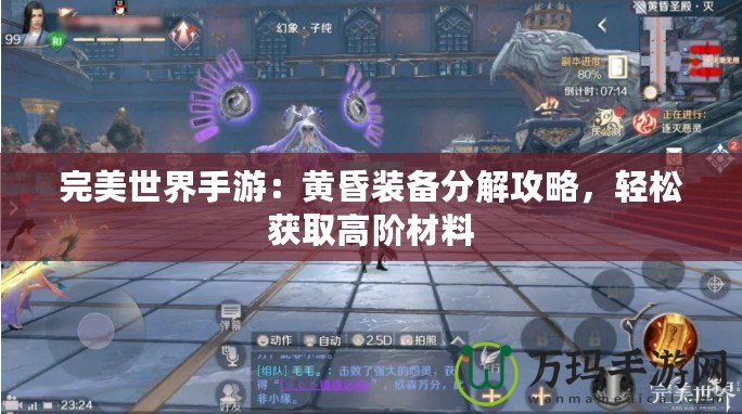 完美世界手游：黃昏裝備分解攻略，輕松獲取高階材料