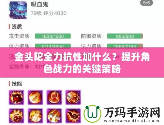 金頭陀全力抗性加什么？提升角色戰(zhàn)力的關(guān)鍵策略