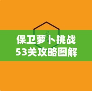 保衛(wèi)蘿卜挑戰(zhàn)53關(guān)攻略圖解法視頻，讓你輕松過關(guān)，秒殺敵人！