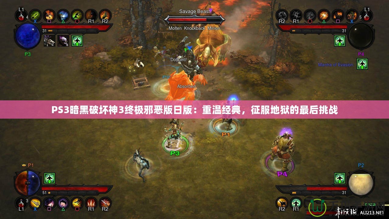 PS3暗黑破壞神3終極邪惡版日版：重溫經(jīng)典，征服地獄的最后挑戰(zhàn)