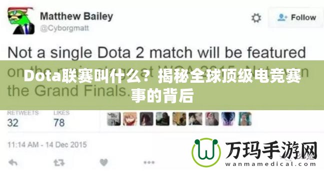 Dota聯(lián)賽叫什么？揭秘全球頂級電競賽事的背后