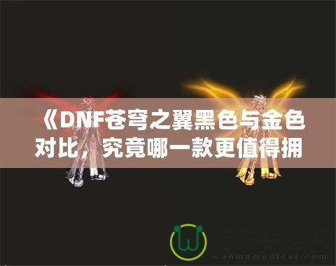 《DNF蒼穹之翼黑色與金色對比，究竟哪一款更值得擁有？》