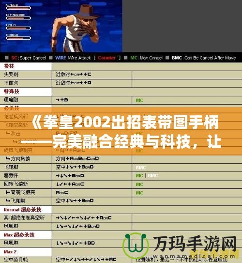 《拳皇2002出招表帶圖手柄——完美融合經(jīng)典與科技，讓游戲更暢快》