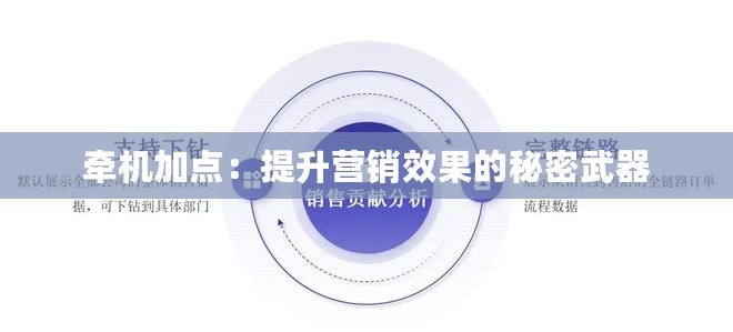 牽機加點：提升營銷效果的秘密武器